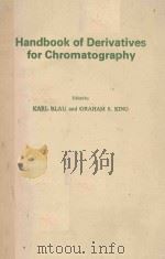 HANDBOOK OF DERIVATIVES FOR CHROMATOGRAPHY（1977 PDF版）