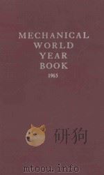 MECHANICAL WORLD YEAR BOOK   1965  PDF电子版封面     