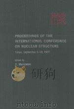 PROCEDDINGS OF THE INTERNAITONAL CONFERENCE ON NUCLEAR STRUCTURE（1978 PDF版）