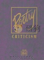 poetry criticism  volume 164     PDF电子版封面     
