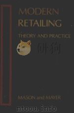 MODERN RETAILING：THEORY AND PRACTICE（1978 PDF版）