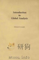Introduction to global analysis（1980 PDF版）