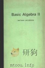BASIC ALGEBRA Ⅱ   1980  PDF电子版封面  071671079X   