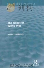 The Onset of World War   1988  PDF电子版封面  9780044970040;0044970048   