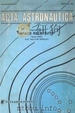 ACTA ASTRONAUTICA SPACE RELATIVITY     PDF电子版封面     