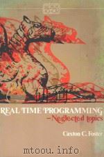 REAL TIME PROGRAMMING NEGLECTED TOPICS（1981 PDF版）