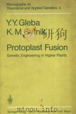 PROTOPLAST FUSION GENETIC ENGINEERING IN HIGHER PLANTS   1984  PDF电子版封面  3540132848  R.SHOEMAN 