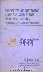 PROPERTIES OF AUSTENITIC STAINLESS STEELS AND THEIR WELD METALS(INFLUENCE OF SLIGHT CHEMSITRY VARIAT（1979 PDF版）