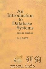 AN INTRODUCTION TO DATABASE SYSTEMS SECOND EDITION   1977  PDF电子版封面  0201144565  C.J.DATE 