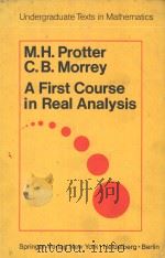 A FIRST COURSE IN REAL ANALYSIS（1977 PDF版）