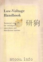 LOW-VOLTAGE HANDBOOK   1984  PDF电子版封面  3800913968   