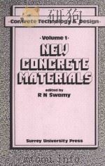CONCRETE TECHNOLOGY AND DESIGN VOLUME 1：NEW CONCRETE MATERIALS（1983 PDF版）