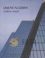 LINEAR ALGEBRA（1988 PDF版）