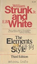 THE ELEMENTS OF STYLE THIRD EDITION   1979  PDF电子版封面    WILLIAM STRUNK，E.B.WHITE 