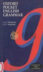 OXFORD POCKET ENGLISH GRAMMAR     PDF电子版封面    A.J.THOMSON，A.V.MARTINET 