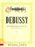 Klavierwerke     PDF电子版封面    Claude Debussy 