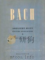 ANGLICKE SUITY SUITES ANGLAISES 2   1948  PDF电子版封面    J.S.BACH 