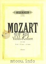 VIOLIN-KONZERT   1987  PDF电子版封面    MOZART 
