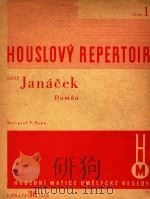 HOUSLOVY REPERTOIR=雅纳切克:杜姆拉   1945  PDF电子版封面    JANACEK 