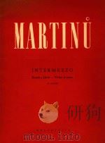 MARTINU INTERMEZZO HOUSLE A KLAVIR-VIOLON ET PIANO=玛蒂努：间奏曲（ PDF版）