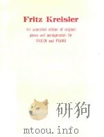 3RD ASSEMBLED EDITION OF ORIGINAL PIECES AND ARRANGEMENTS FOR VIOLIN AND PIANO     PDF电子版封面     