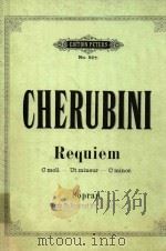 Requiem c moll-Ut mineur-C minor Sopran=蔡鲁比尼C短调镇魂曲谱     PDF电子版封面    Cherubini 
