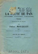牧神笛奏鸣曲(外文)(附分谱)     PDF电子版封面    Jules MOUQUET 