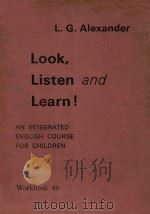 LOOK、LISTEN AND LEARN! AN INTEGRATED ENGLISH COURSE FOR CHILDREN  WORKBOOK 4b（ PDF版）