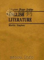 LONGMAN EXAM GUIDES ENGLISH LITERATURE（1986 PDF版）