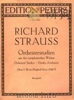 管弦乐练习曲第二册(双簧管英国管)(外文)   1910  PDF电子版封面    RICHARD STRAUSS 