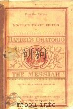 THE MESSIAH     PDF电子版封面    HANDELS POCKETT 