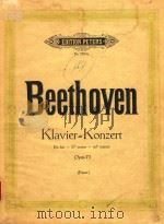 KLAVIER KOMZERT     PDF电子版封面    BEETHOVEN 