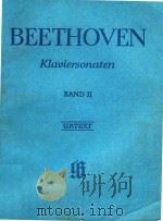 KLAVIERSONATEN=贝多芬32首钢琴奏鸣曲   1953  PDF电子版封面    BEETHOVEN 