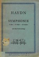 SYMPHONIE G dur=交响曲G长调     PDF电子版封面    HAYDN 