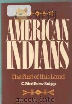 AMERICAN INDIANS:THE FIRST OF THIS LAND   1989  PDF电子版封面  0871548232  C.Matthew Snipp 
