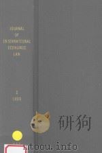 Journal of International Economic Law  Volume 2  1999   1999  PDF电子版封面     