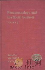 Phenomenology and the Social Sciences  Volume 1（1973 PDF版）