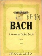 Ouverture(Suite) Nr.4 Paritur=4首组曲     PDF电子版封面    L.Beethoven;Przejrzal i opalco 