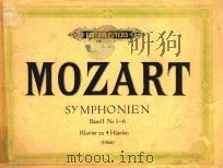 Symphonien Band I Nr.1-6 Klavier zu 4 Handen     PDF电子版封面    Mozart 