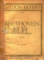 贝多芬:钢琴奏鸣曲集第3册(外文)     PDF电子版封面     
