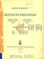 GRADUSAD PARNASSUM     PDF电子版封面    MUZIO CLENTI 