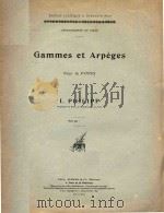 Gammes et Arpeges pour le piano     PDF电子版封面    I.Philipp 