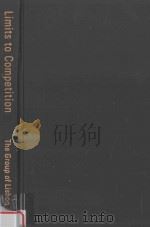 Limits to Competition   1995  PDF电子版封面  0262071649  The Group of Lisbon 