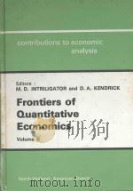 FRONTIERS OF QUANTITATIVE ECONOMICS  VOLUME 2（1974 PDF版）
