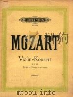 VIOLIN+KONZERT K.V.268     PDF电子版封面    MOZART 