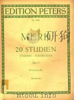 20 Studien für Violoncello Opus 11（ PDF版）