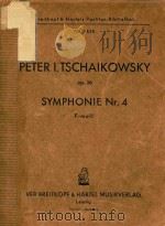 SYMPHONIE NR.4=第四交响乐F短调柴可夫斯基作品36（袖珍总谱）（ PDF版）