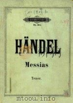 Messias Tenor=神曲 弥撒曲     PDF电子版封面    Handel 