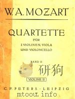 QUARTETTE=莫扎特四重奏     PDF电子版封面    MOZART 