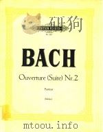 Ouverture(Suite) Nr.2 Paritur=4首组曲     PDF电子版封面    Bach 